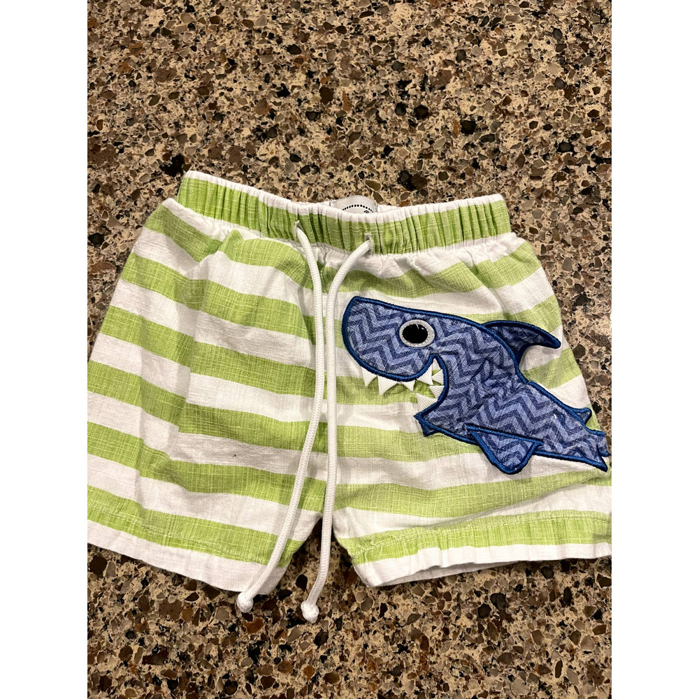 Mudpie Baby swim trunk shark 0-6 month